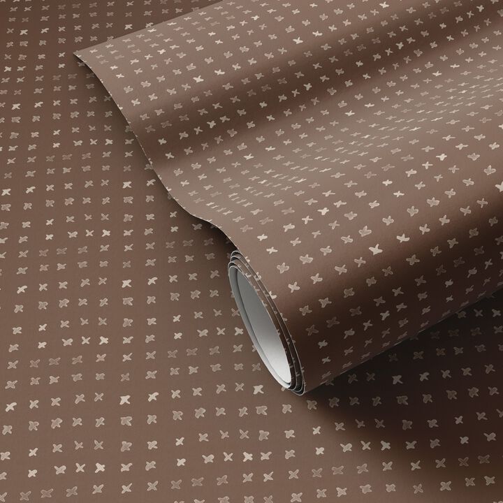 Bisous Wallpaper by Jess Engle - Bisous Taupe II
