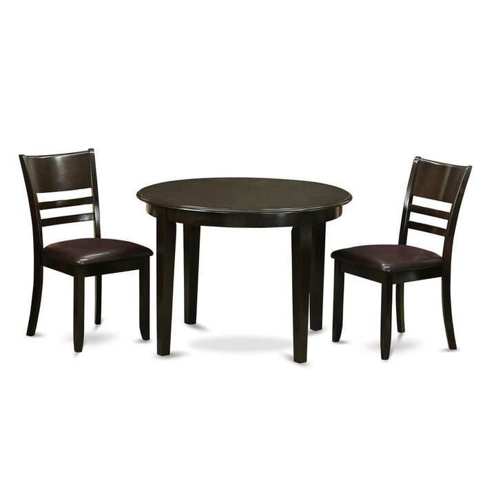3 PC Kitchen Table set-Small Table and 2 Kitchen Chairs