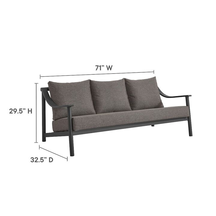 Terrace Outdoor Patio Aluminum Sofa