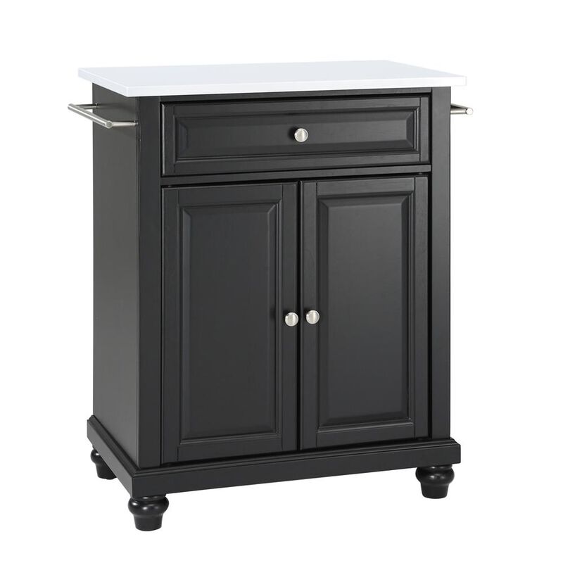 Crosley Furniture Cambridge Stone Top Portable Kitchen Island/Cart