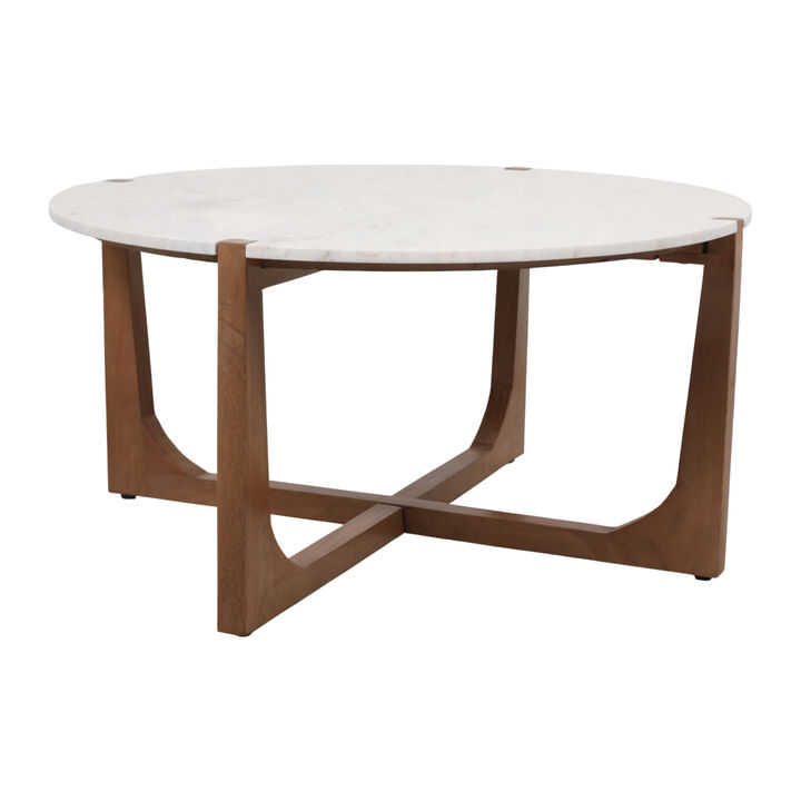 Modern Marble Top Coffee Table