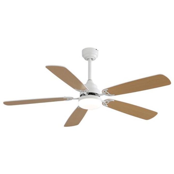 Modern Indoor Ceiling Fan with Light & Remote Sleek & Quiet Home Cooling Solution