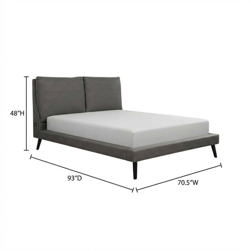 Alpine Furniture Gabriela Platform Bed image number 3