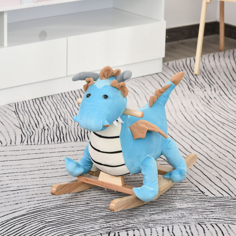 BreeBe Kids Dino Rocking Chair Toy with Sound image number 1