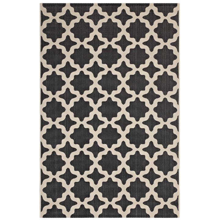 Cerelia Moroccan Trellis 4x6 Indoor and Outdoor Area Rug