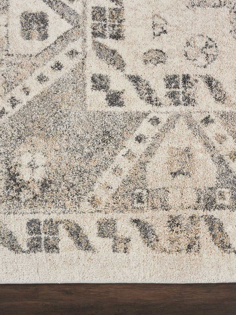 Fusion FSS11 Cream/Gray 9'6" x 13' Rug