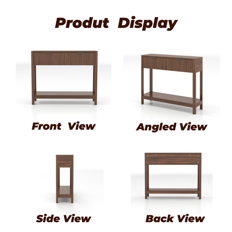 Tepkem Mid-Century Console Table image number 5