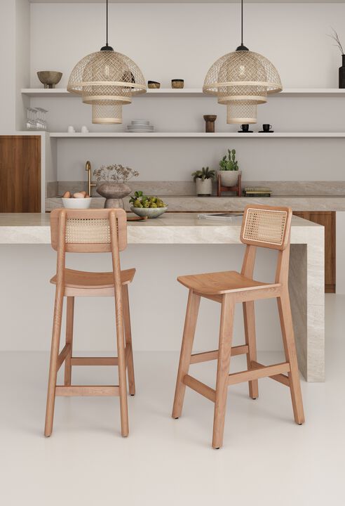 Versailles Brown Counter Stools (Set of 2)