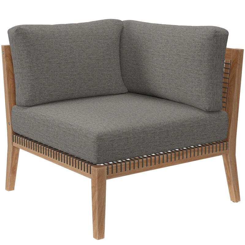 Modway Clearwater Love Seats, Loveseat, Gray Graphite image number 3