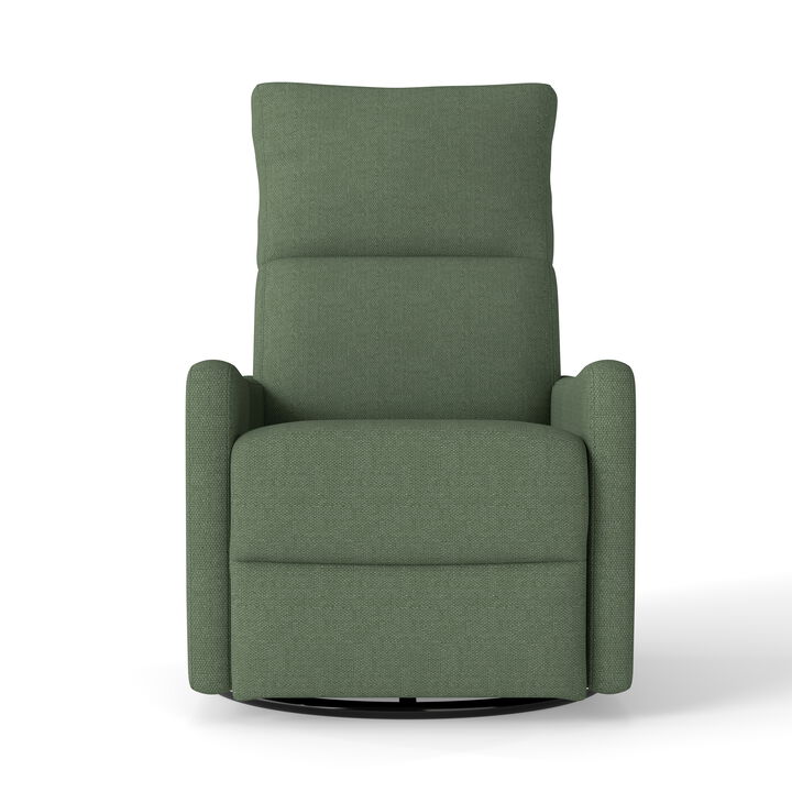 Power Swivel Recliner Rocking Chair,  270&deg; Swivel Rocker Chair, Upholstered Fabric Glider Recliner Nursery