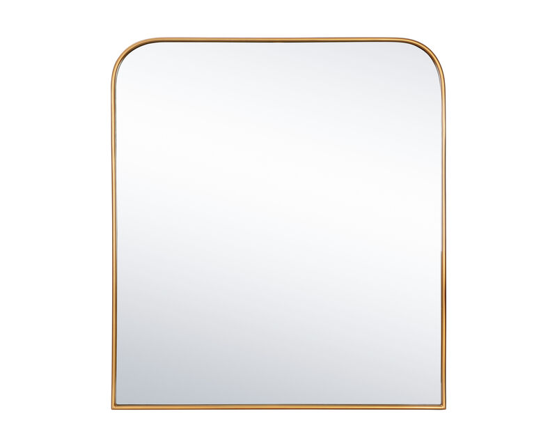Vega Brass Wall Mirror image number 0