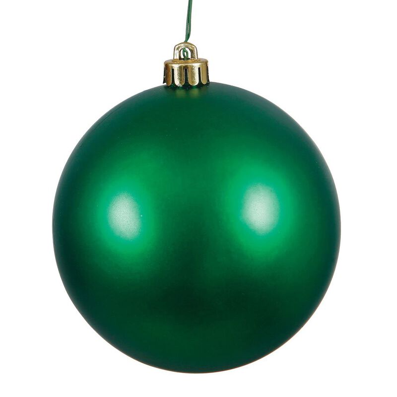 Vickerman 10" Emerald Matte Ball Ornament image number 0