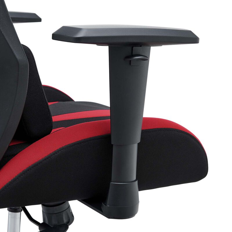 Modway Furniture - Speedster Mesh Gaming Computer Chair Black Red image number 8