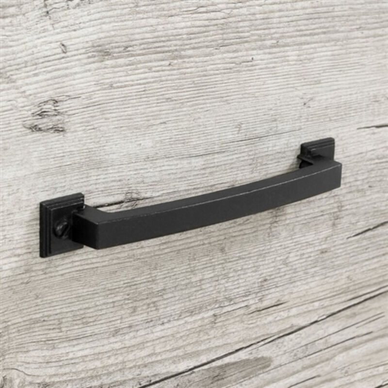 Modern Washed Pine 6-Drawer Double Dresser for Bedroom Storage and Organization