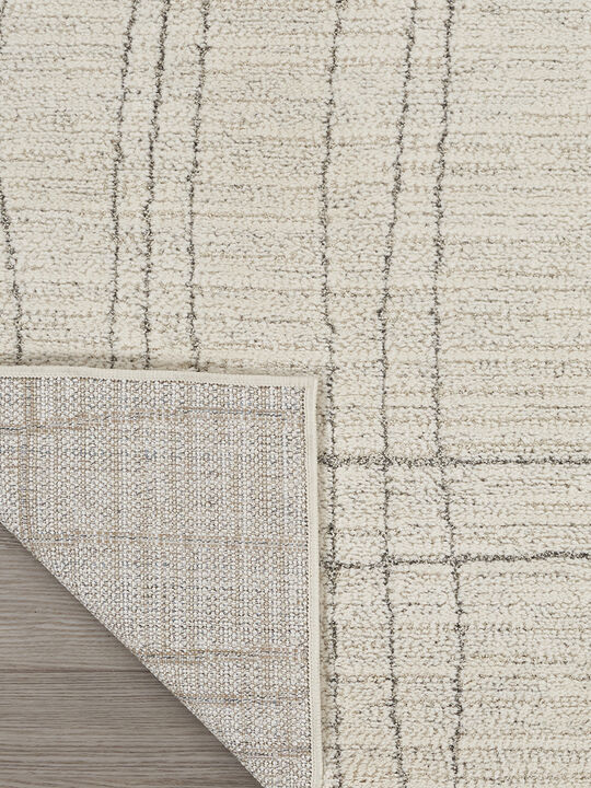 Andes AND03 Ivory/Gray 2'2" x 7'6" Rug