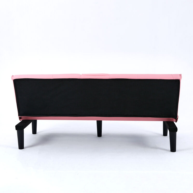 Malwin PVC multi-functional sofa bed image number 6