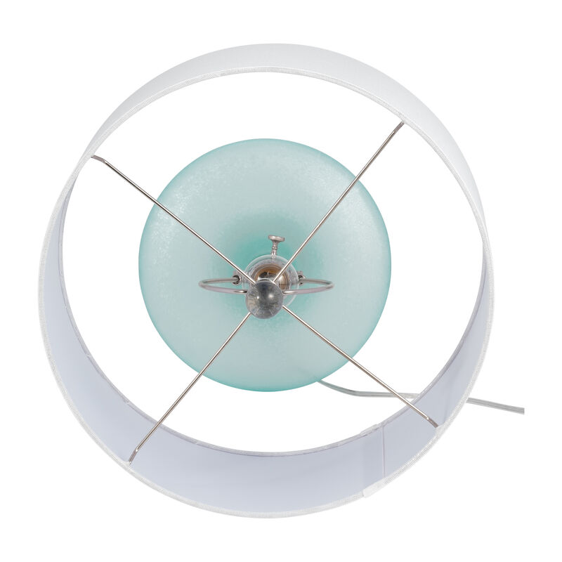Glass 26" Table Lamp, Green image number 4