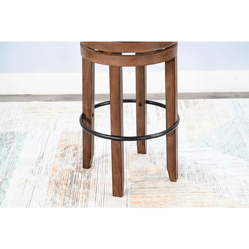 Sunny Designs Bar Swivel Stool with Cushion Seat