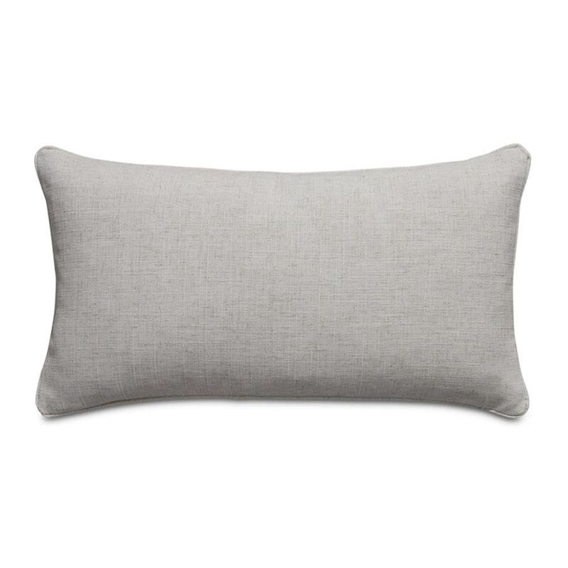 Michael Amini Moonbeam Moro 13 x 24 Oblong Throw Pillow, Set of 2 - Natural