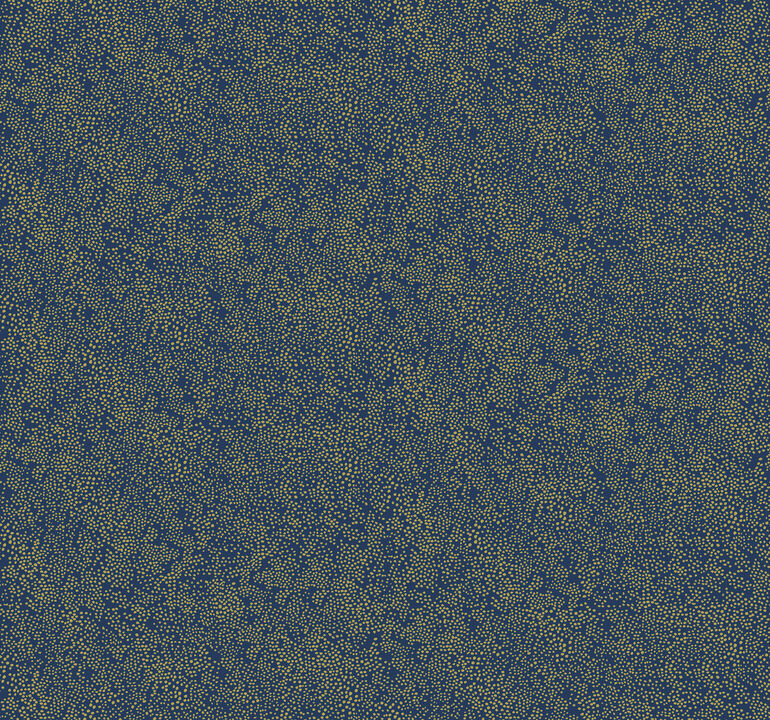 Champagne Dots Gold & Navy Wallpaper