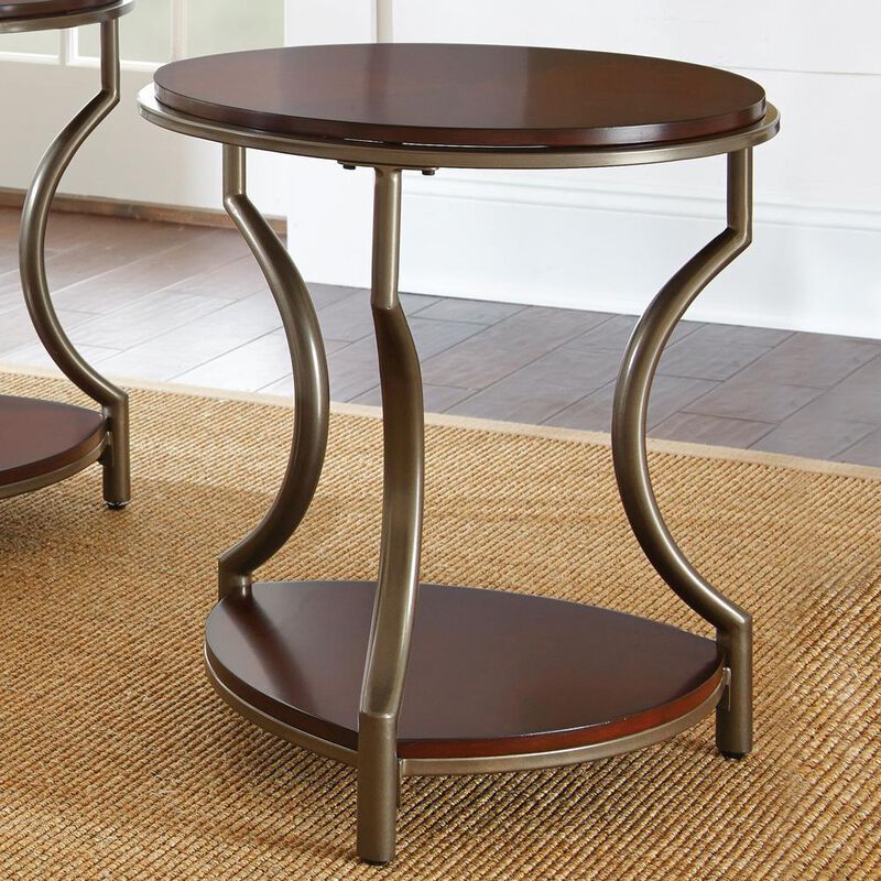 Miles Round End Table