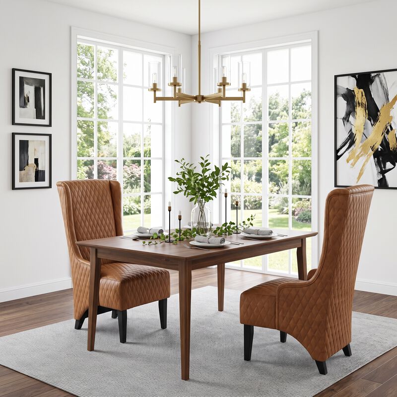 Caldik 23.03" PU Accent Chair image number 4