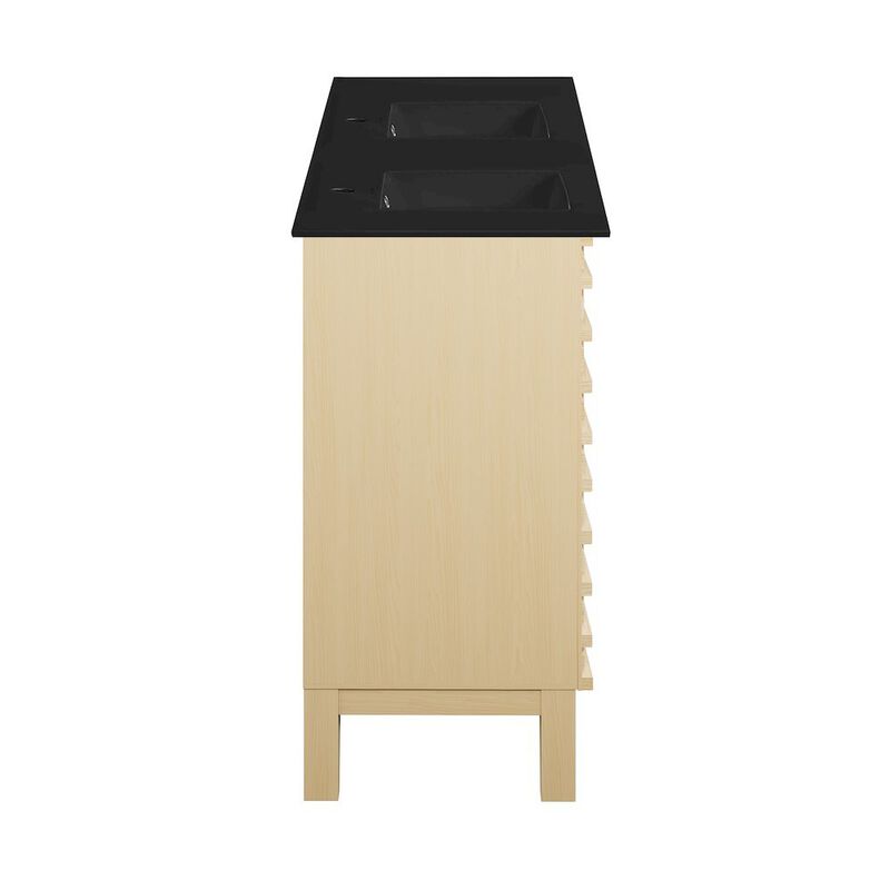 Cascade 48 in. Bathroom Vanity with 3-Hole Ceramic Sink Top image number 3
