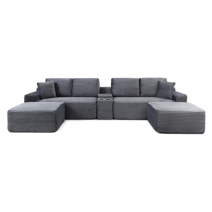 Pebsle Oversized Sectional Sofa