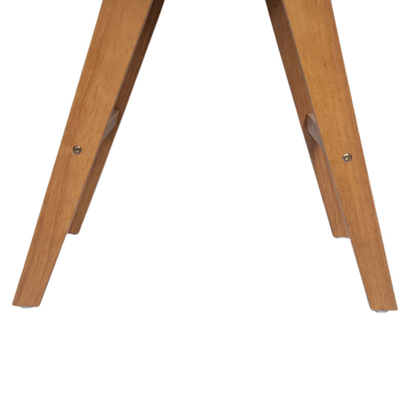 Merax Cream Woven Cane Plastic Backrest Bar Stool