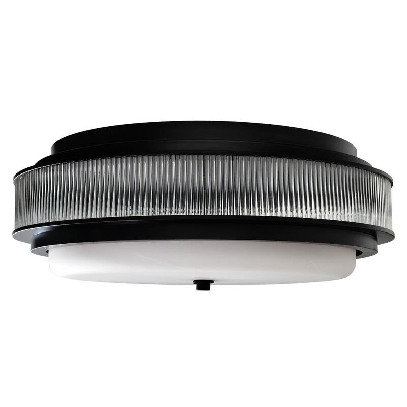 Valdivia 5 Light Black Flush Mount