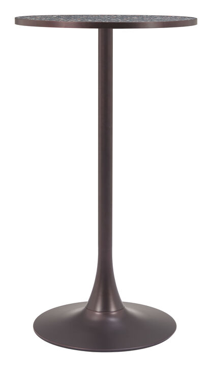 Bite Bar Table Black & Bronze