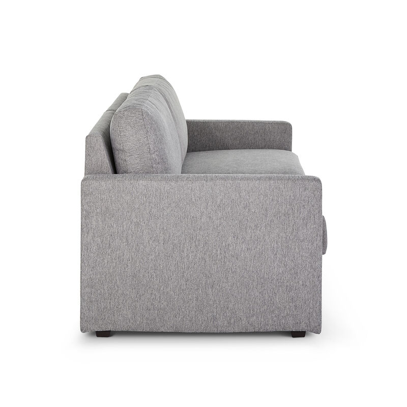 Flex Pebble Loveseat with Narrow Arm