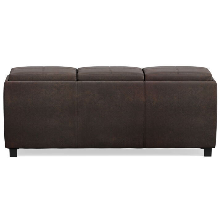 Simpli Home Avalon Storage Ottoman