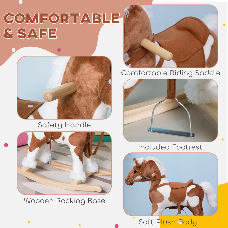 BreeBe Musical Rocking Horse for Toddlers image number 6