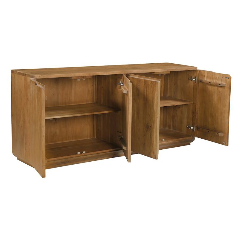 Alex Hamilton Bernard 4-Door Sideboard in Acacia Tan