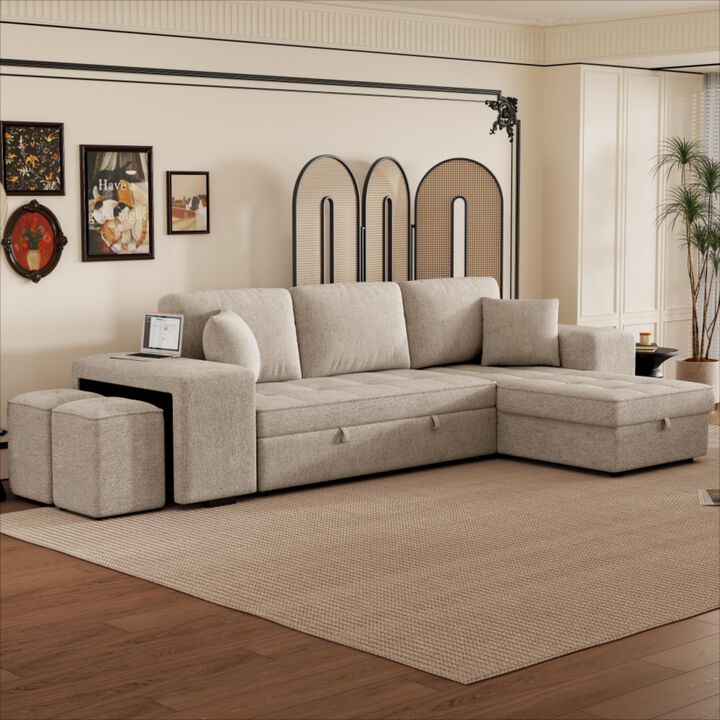 Torwuf Reversible Sleeper Sectional Sofa