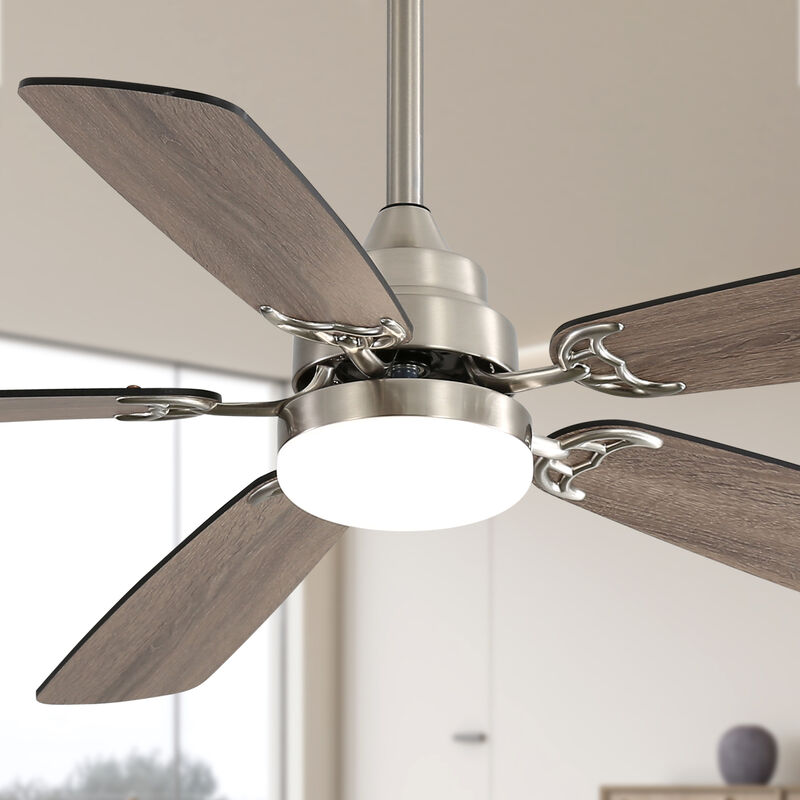 ELEMENT ACE Modern 52 Inch LED Ceiling Fan with Reversible DC Motor, Remote Control, Timer Function, and Adjustable Light image number 6