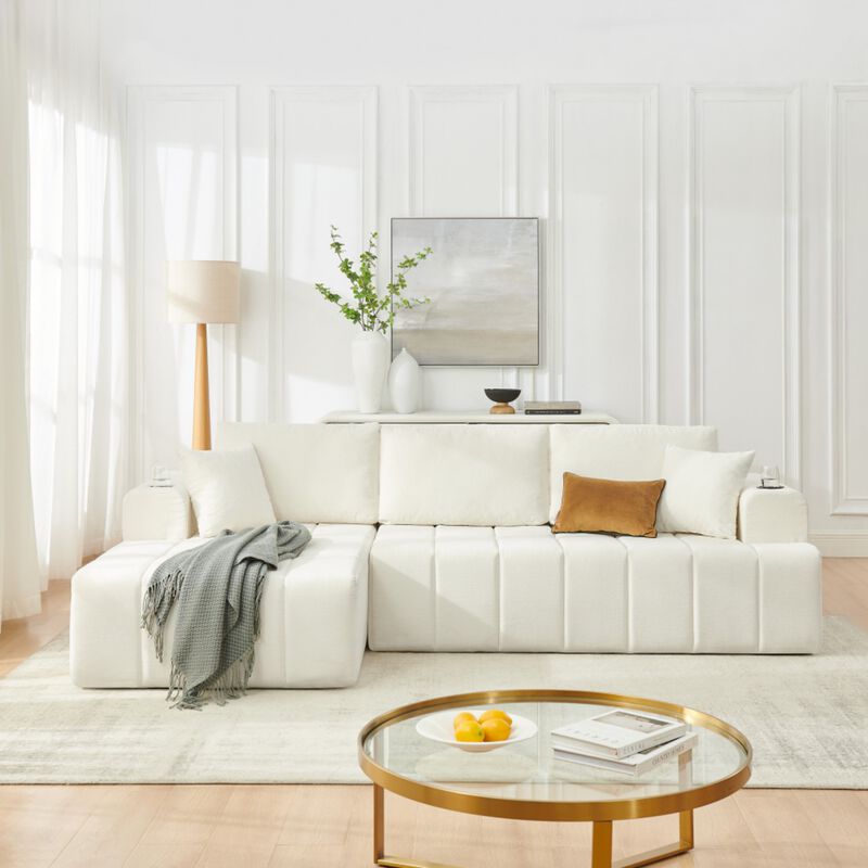 Jigipt L-Shaped Sectional Sofa image number 2