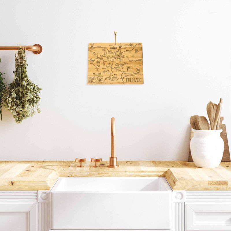 Destination Colorado Cutting Board, 14-1/2" x 10-3/4"