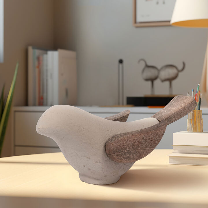 Ecomix Bird Deco Figurine