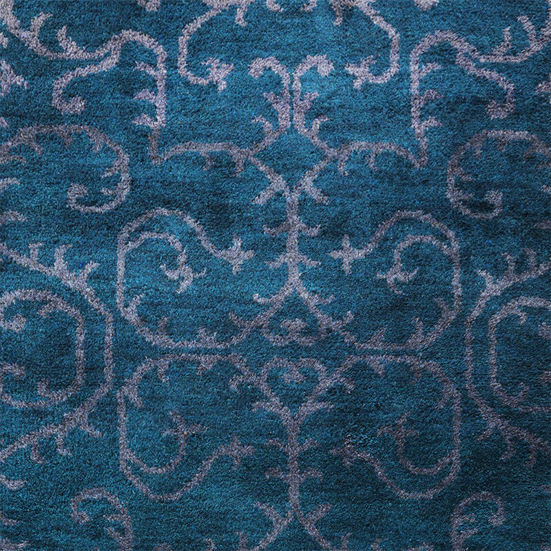 Rugsotic Carpets Hand Knotted Silk Size Area Rug Contemporary Size NS3313 image number 3