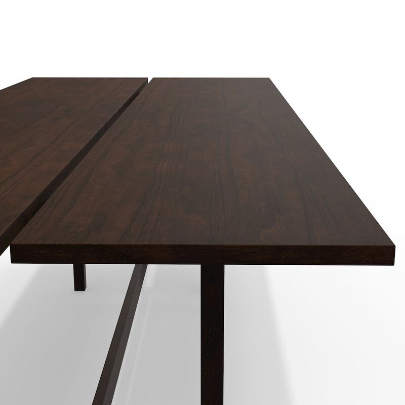 Jaslyn Split Top Dining Table - Walnut