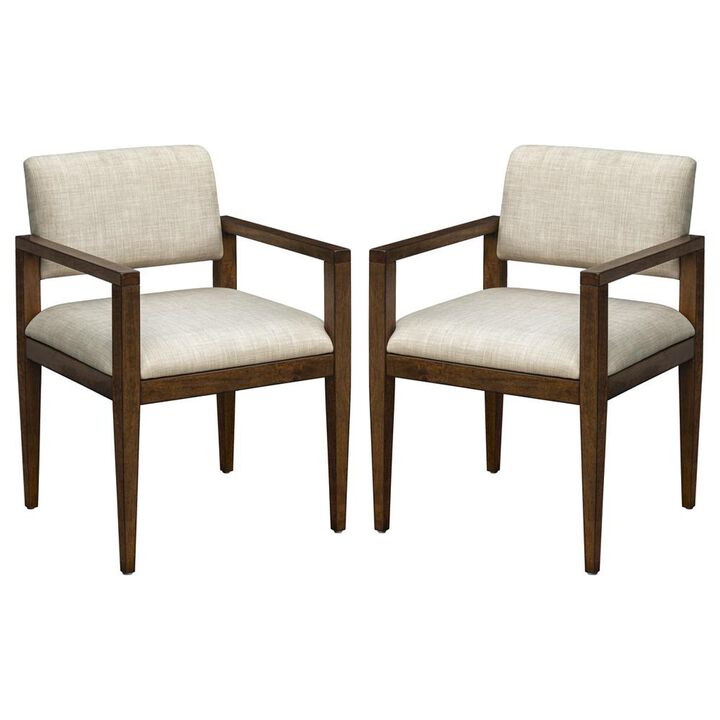Belen Kox Upholstered Dining Chairs with Arms (Set of 2), Belen Kox