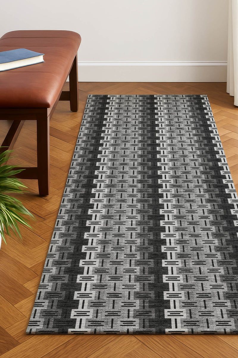 Kenner KN3 Black 9' x 12' Rug image number 4