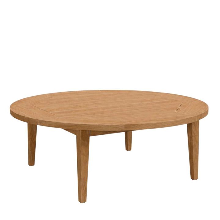 Teak Wood Outdoor Coffee Table With Durable Top And Elegant Design