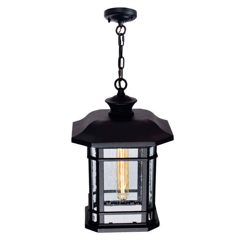 Blackburn 1 Light Outdoor Black Pendant