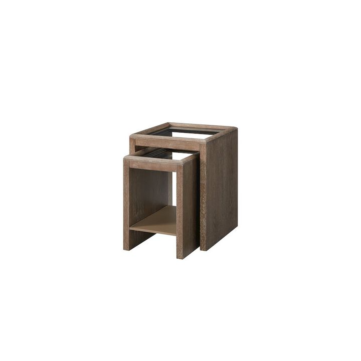 Bernards Transitional lements Nesting Table