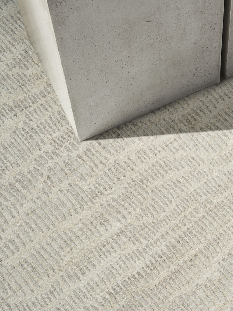 CK079 Notes NOT01 Ivory/Silver 5'3" x 7'3" Rug