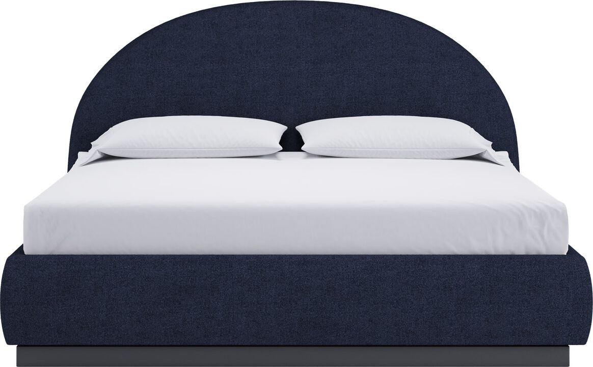 Blue Jeans Upholstered King Bed