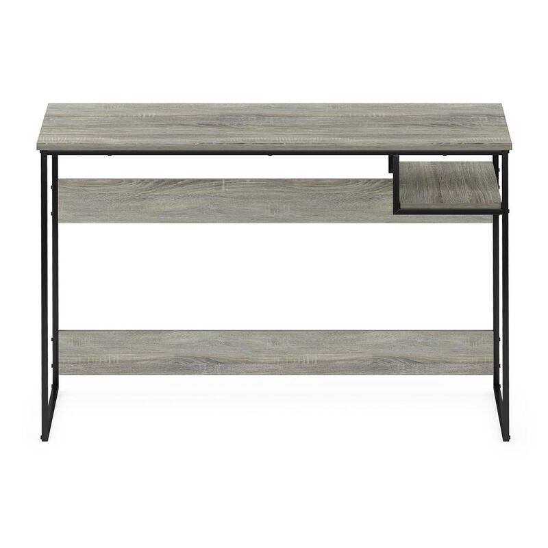 Furinno Moretti Modern Lifestyle Study Desk, 45, French Oak Grey